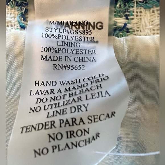 SANS SOUCI Tweed Frayed Mini Skirt NWT - Picture 9 of 9